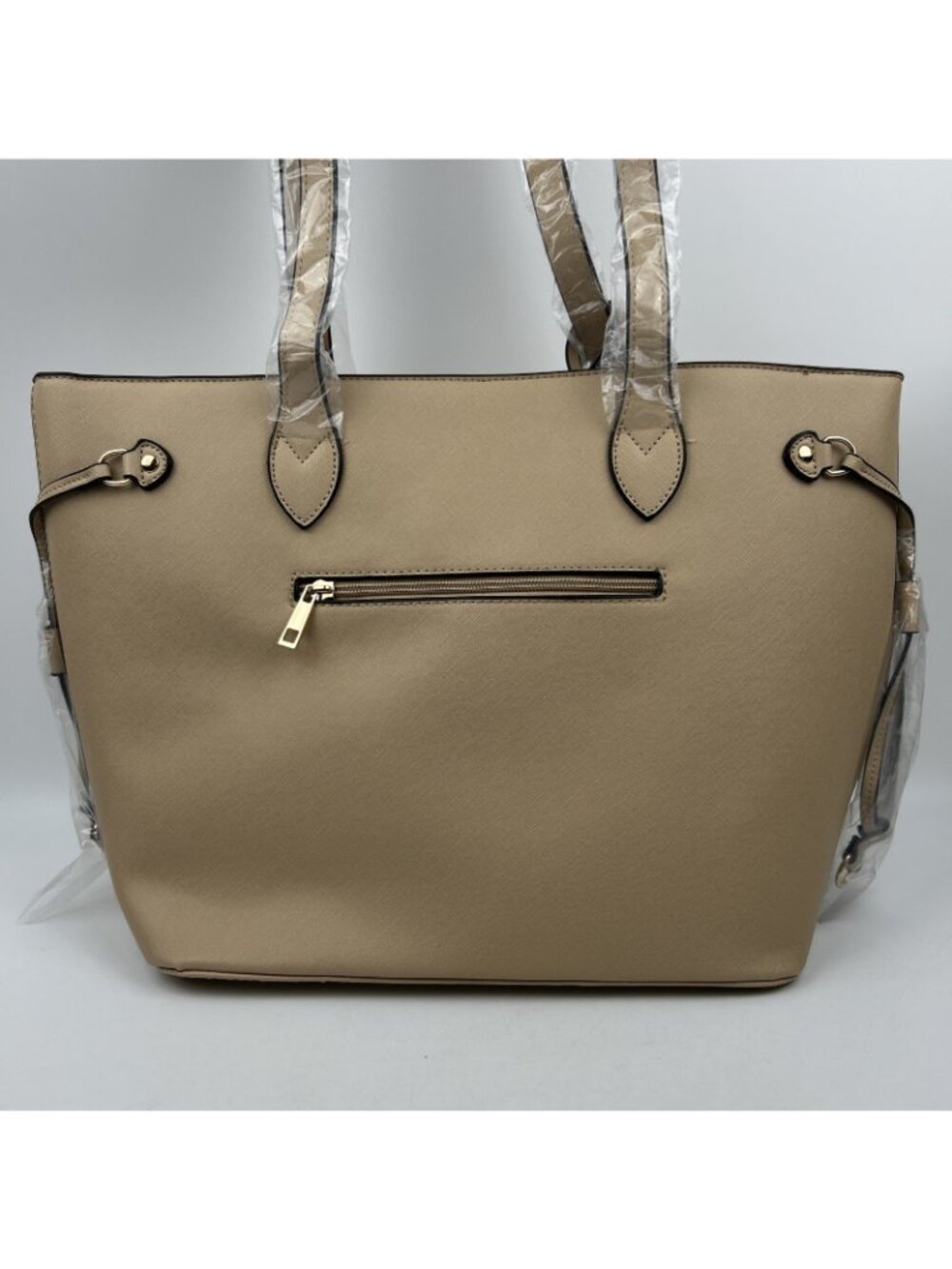 Marilyn Monroe new w/tags faux leather Large tote w/gold detail & red interior - Picture 8 of 15